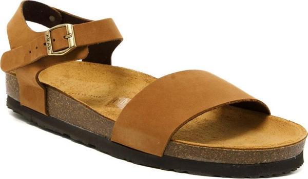 Kadın Sandalet 58H3 Frau NABUK-S Cognac - Image 1