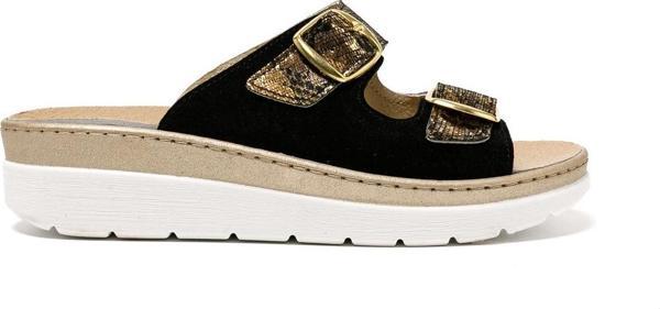 Kadın Sandalet 5619 Green Life STRETCH WOMEN'S FOOTWEAR Black - Image 1