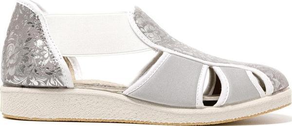 Kadın Sandalet 169 Green Life STRETCH WOMEN'S FOOTWEAR Silver - Image 1