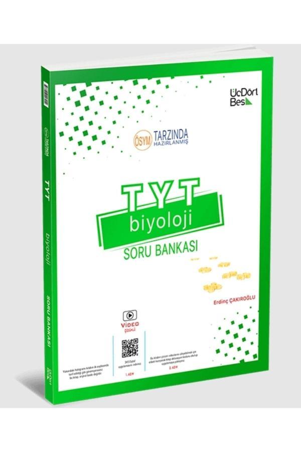 Üçdörtbeş Tyt Biyoloji Soru Bankası 2023 - Üç Dört Beş Yayınları - Image 1