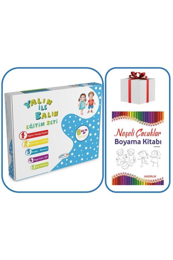 Doku Aes Yalın Ile Balın 60-72 Ay Eğitim Seti (boyama Kitabı Hediyeli) - Doku Aes Yayınları - Image 1