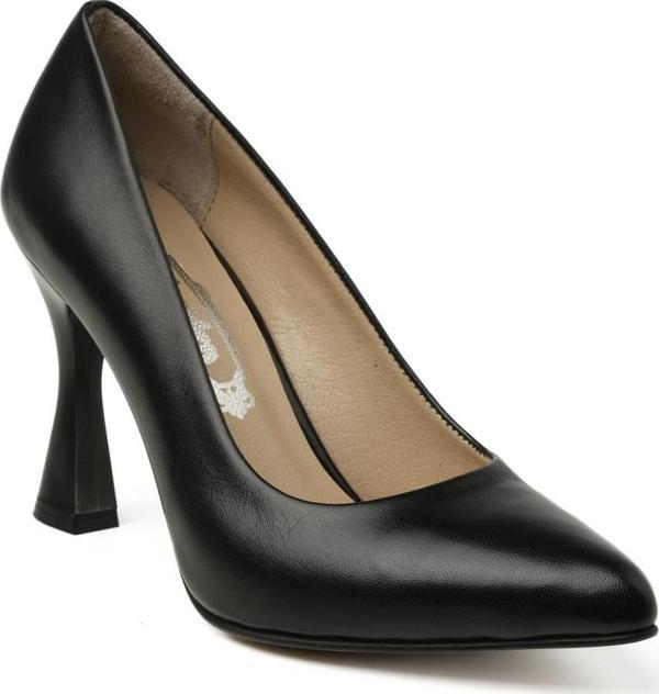 Kadın Topuklu/ Stiletto RC-4002 DERİDEN SİYAH - Image 1