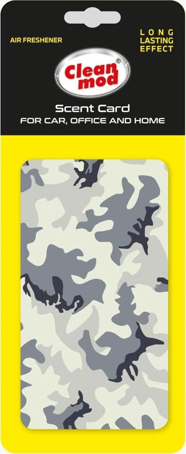 Cleanmod Scent Card Koku Kartı Ortam ve Oto Kokusu Kamuflaj - Image 1