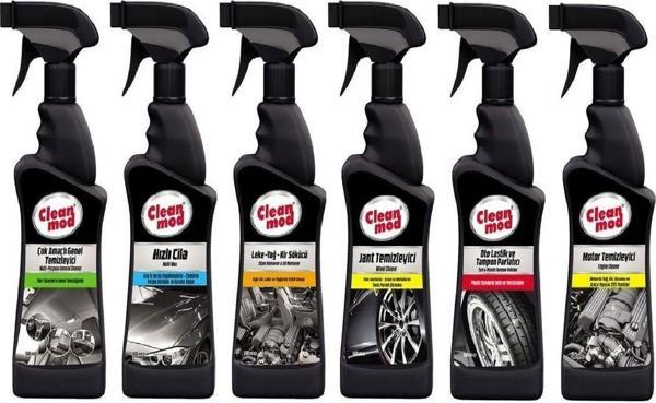 Cleanmod Oto Temizlik Seti Tam Set Bakım ve Temizlik 6 x 500 ml - Image 1