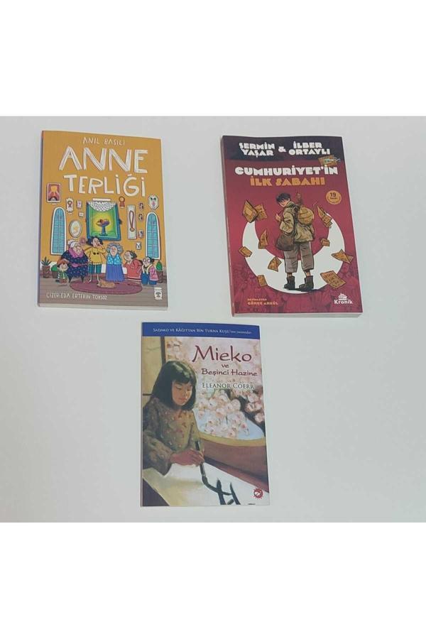 Okuma Kitaplığı İlkokul Set(Anne Terliği-Cumhuriyetin İlk Sabahı-Mieko Ve Beşinci Hazine) - Gür Yayınları - Image 1