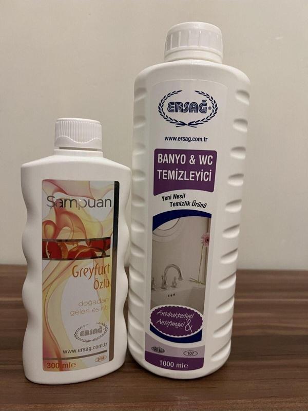 Banyo & Wc Temizleyici 1000 ml & Greyfurt Özlü Şampuan 300 ml - Image 1
