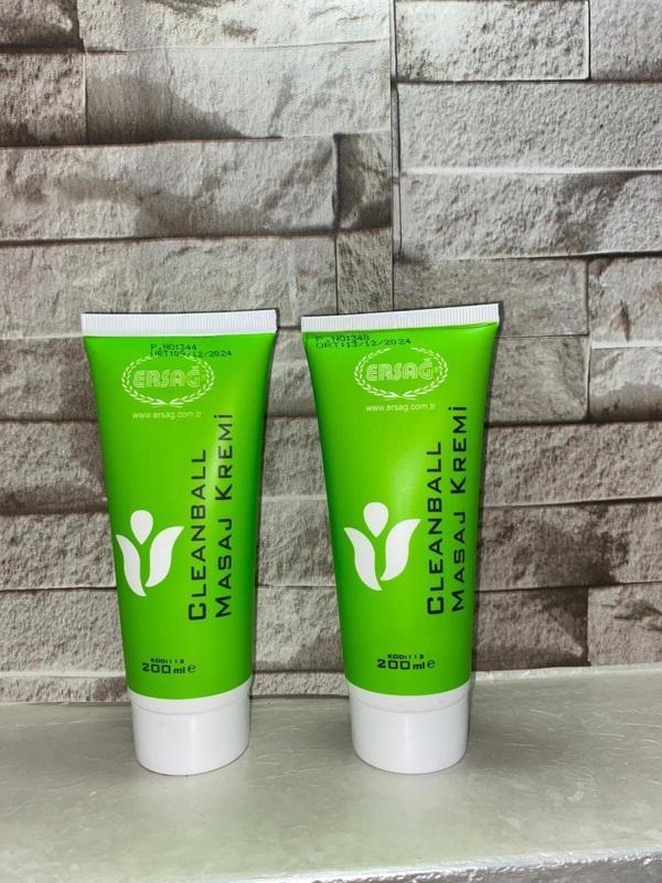 Cleanball Masaj Kremi 200ml 2 adet asf11 - Image 1