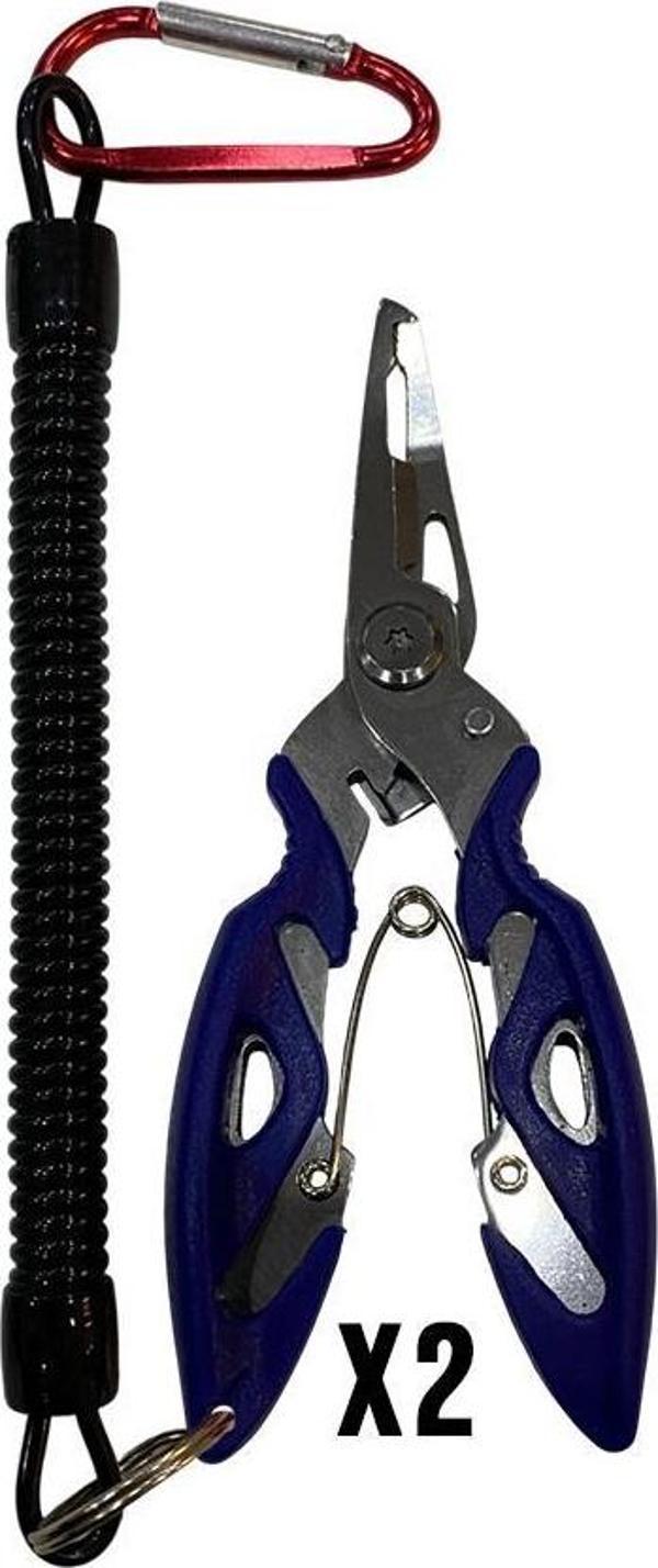 Bauer 2 Adet Balıkçı Pensesi (Pliers) + 1 Adet Pense Aparatı - Image 1