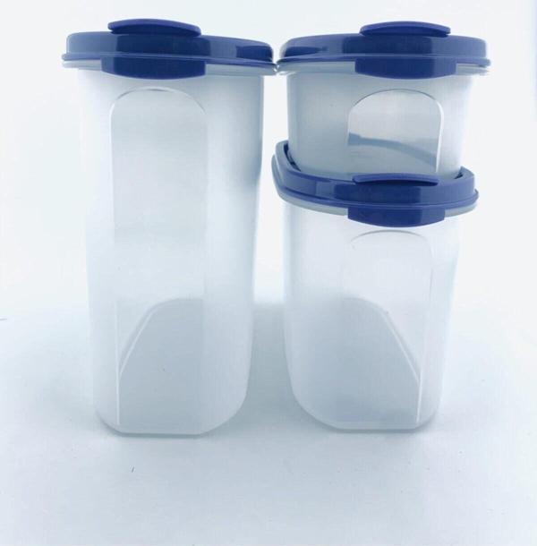 3'lü Oval Saklama Kabı (500 ml+1.1 Lt+ 1.7 Lt ) - Image 1