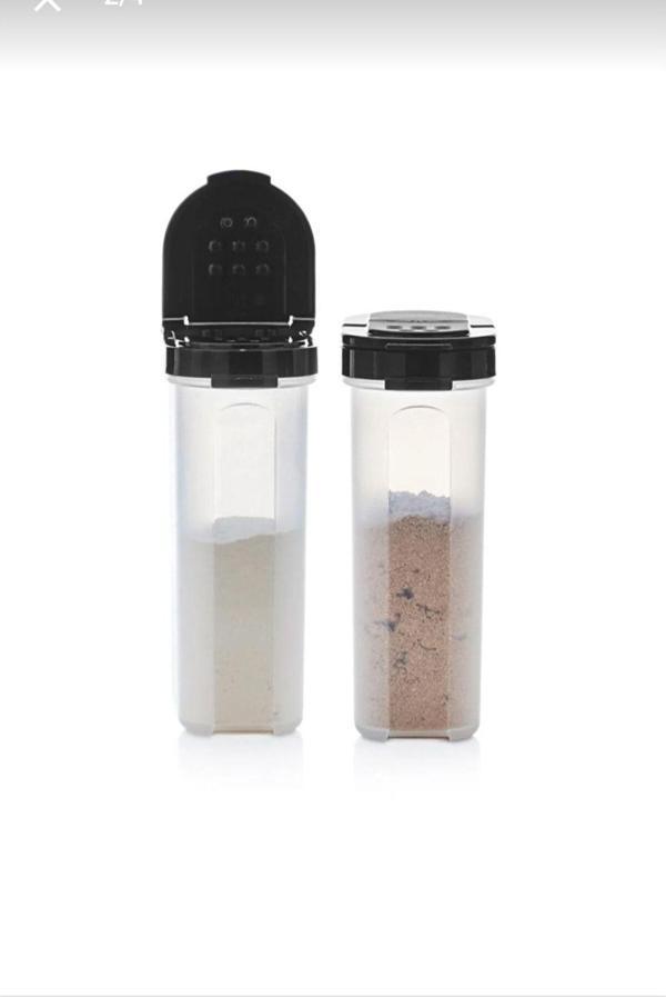 Baharatlık 2'li Büyük Set 250ml Siyah - Image 1