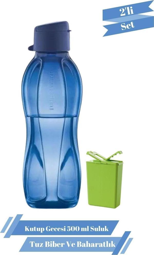 ECO Kutup Gecesi 500 ml Suluk Matara Tuzluk Karabiberlik Çevre Dostu 2'li Set - Image 1