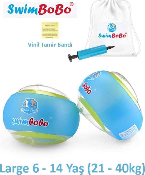 Swimbobo Large Yuvarlak Yüzme Yardımcısı Kolluk 6-14 Yaş (19-40Kg) Large - Image 1