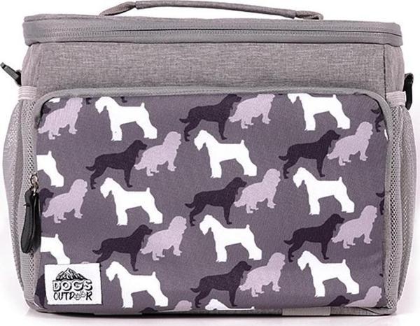 Biggdesign Dogs Isı Yalıtımlı Termal Çanta, Su Geçirmez, Sızdırmaz, 10L, Piknik & Beslenme Çantası, Gri - Image 1