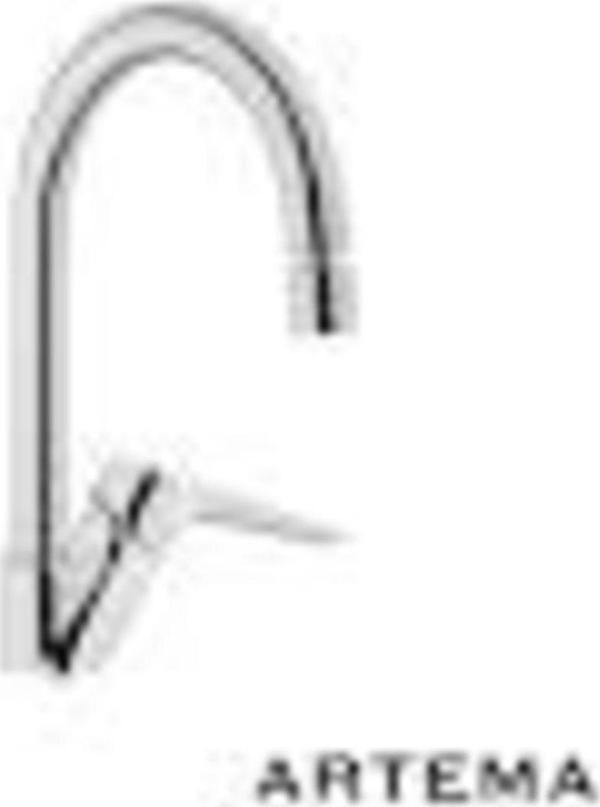 Artema A43407 Flow R C Tipi Eviye Bataryası,Krom - Image 1