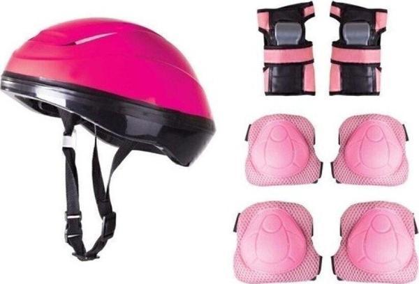 Green Paten Koruyucu Set Dizlik Dirseklik Kasklı Set Bisiklet Koruyucu Set Scooter Koruyucu Set - Image 1