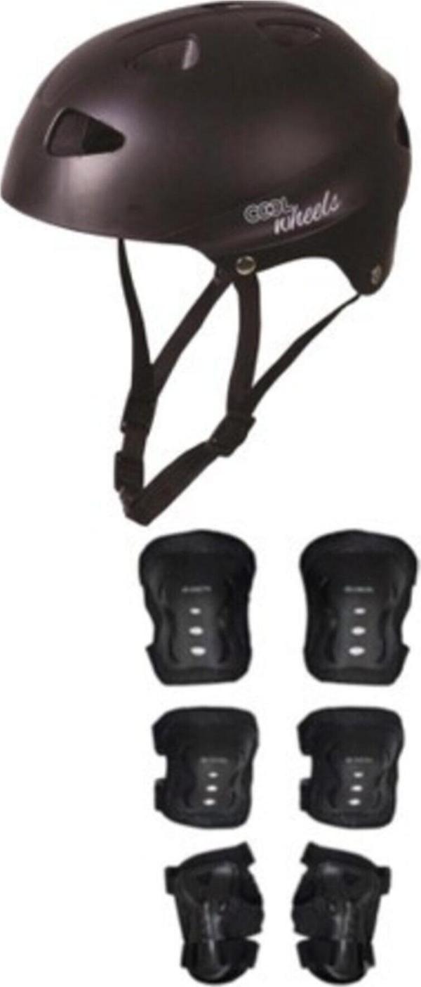 Toprockstore Çocuk Kask Dizlik Dirseklik Seti 7 Parça Scooter Paten Kaykay Bisiklete Uygun - Image 1