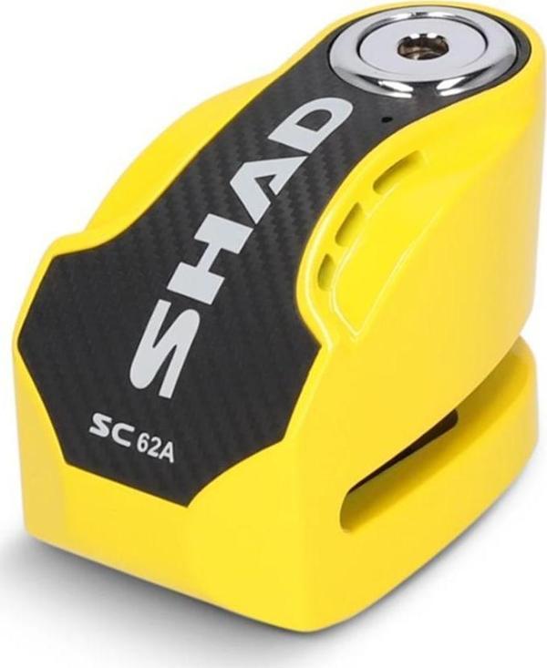 SHAD ALARMLI DİSK KİLİDİ SC62A Sarı 10mm C0S6203A - Image 1