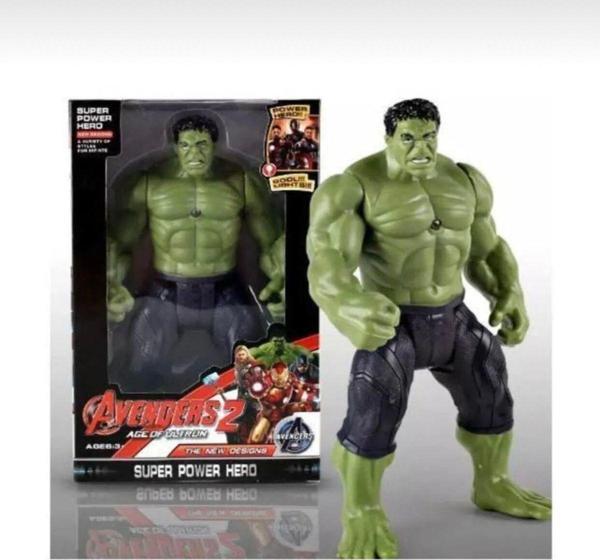 Toprockstore Avengers Hulk Işıklı Ve Kutulu Figür Oyuncak 20 Cm - Image 1