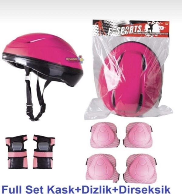 Toprockstore Çocuk Kask Paten Kaykay Bisiklet Koruyucu Set - Image 1