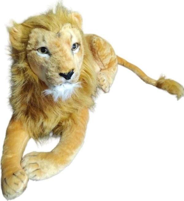 Toprockstore Aslan Peluş Oyuncak Uyku Arkadaşı Kuyruk Dahil 80 Cm - Image 1