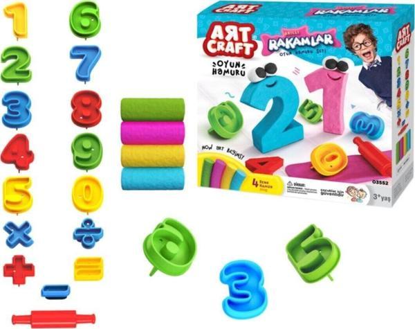 Elasya Hediyelik 3D Rakamlar Hamur Set 200 Gr. - Image 1