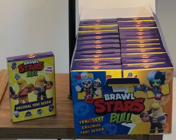 Toprockstore Brawl Stars Bull Oyuncu Kartları Orijinal Yeni Sezon Yeni Seri 24 Kutu 240 Adet - Image 1