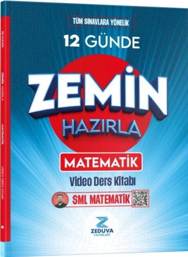 Zeduva Yayınları SML Matematik 12 Günde Zemin Hazırla Matematik Video Ders Kitabı - KR Akademi - Image 1