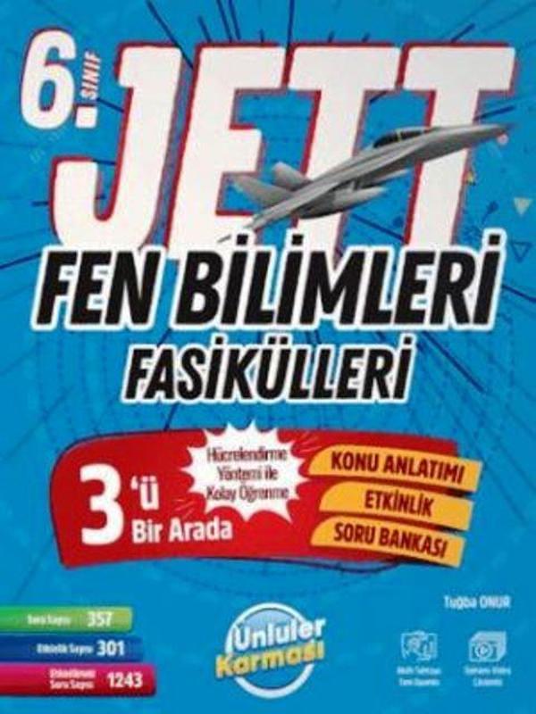 6. Sınıf Fen Bilimleri Jett Soru Fasikülleri - İş Bankası Kültür Yayınları - Image 1