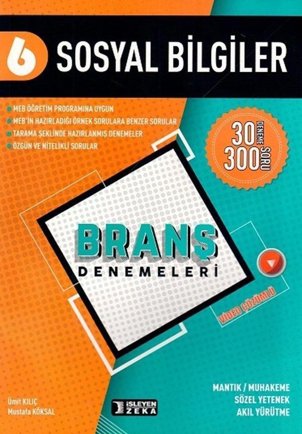 6. Sınıf Sosyal Bilgiler Branş Denemeleri - İş Bankası Kültür Yayınları - Image 1