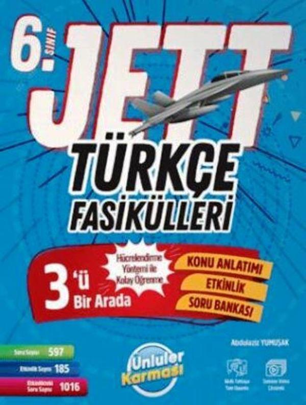 6. Sınıf Türkçe Jett Soru Fasikülleri - İş Bankası Kültür Yayınları - Image 1