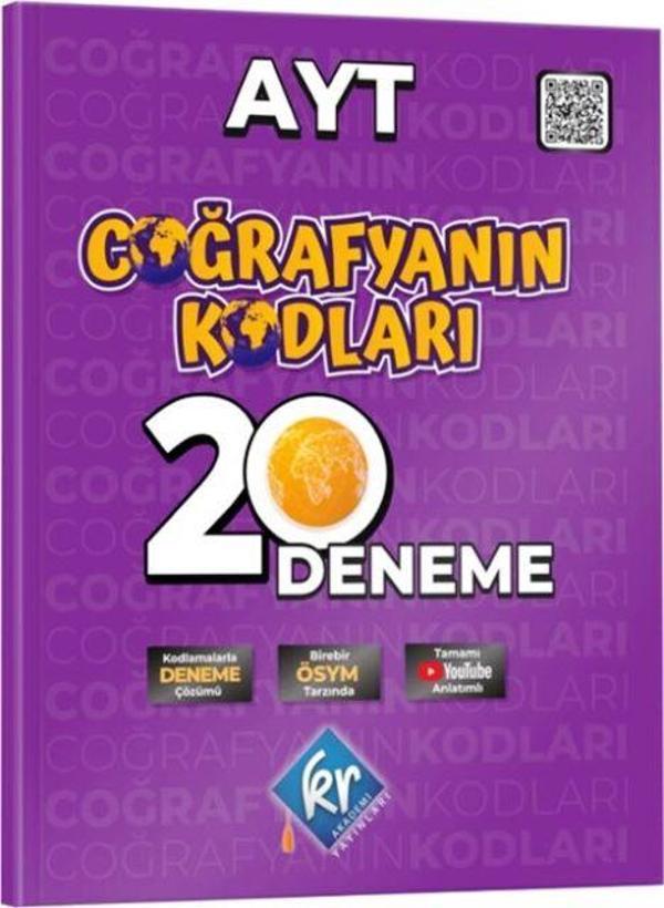 AYT Coğrafyanın Kodları Coğrafya Çözümlü 20 Deneme - İş Bankası Kültür Yayınları - Image 1