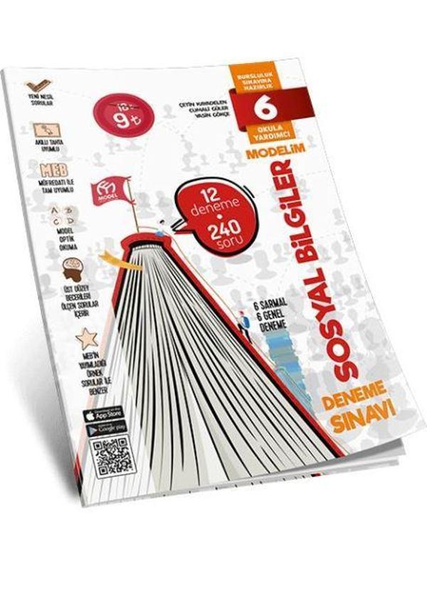 6.Sınıf Sosyal Bilgiler Deneme Sınavı - İş Bankası Kültür Yayınları - Image 1