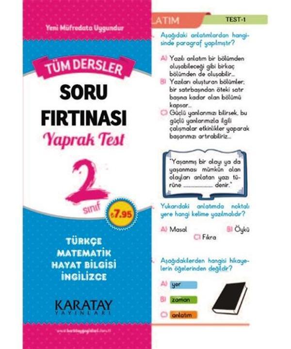 2. Sınıf Tüm Dersler Soru Fırtınası Yaprak Test - İş Bankası Kültür Yayınları - Image 1