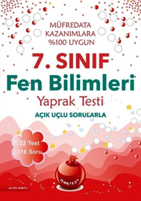 7. Sınıf Fen Bilimleri Yaprak Test - İş Bankası Kültür Yayınları - Image 1