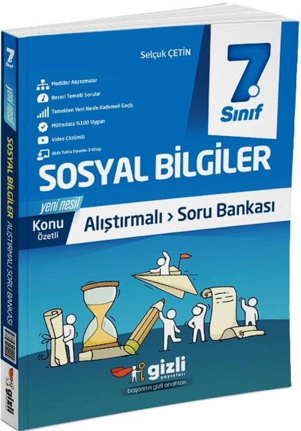 7. Sınıf Sosyal Bilgiler Konu Anlatımlı Alıştırmalı Soru Bankası 2025 - İş Bankası Kültür Yayınları - Image 1