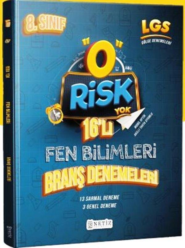 8. Sınıf LGS Fen Bilimleri 16' Lı  Branş Denemesi Risk Yok Serisi - İş Bankası Kültür Yayınları - Image 1