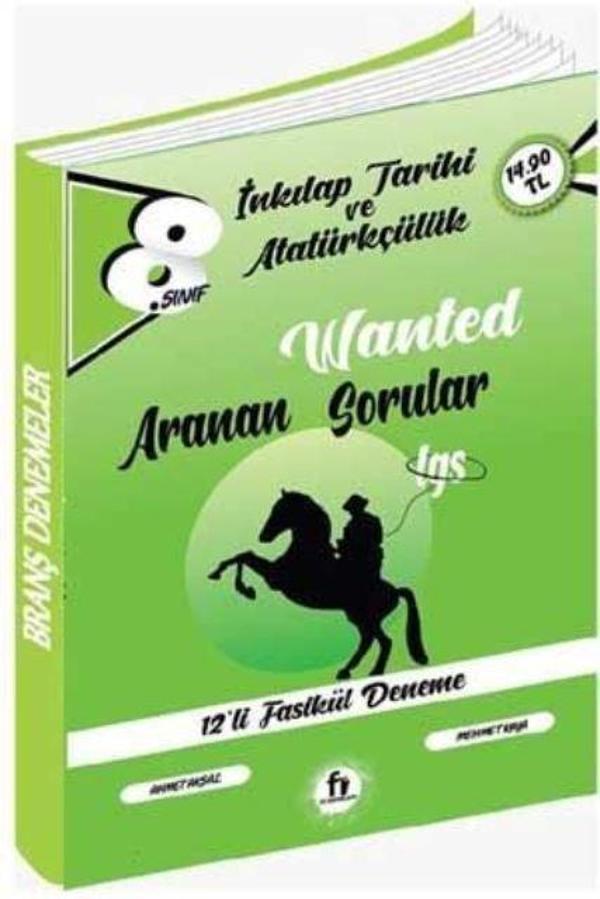 8. Sınıf LGS İnkılap Tarihi ve Atatürkçülük Aranan Sorular 12 li Fasikül Deneme  - İş Bankası Kültür Yayınları - Image 1