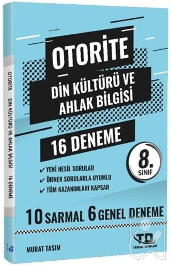LGS Din Kültürü ve Ahlak Bilgisi 8.Sınıf 16 Deneme Otorite - İş Bankası Kültür Yayınları - Image 1