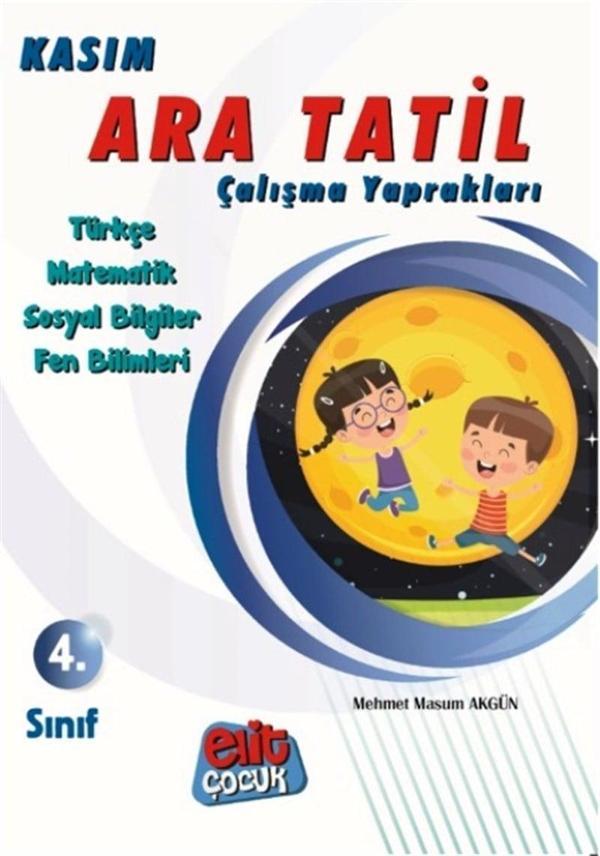 4. Sınıf Ara Tatil Çalışma Yaprakları (Kasım) - İş Bankası Kültür Yayınları - Image 1