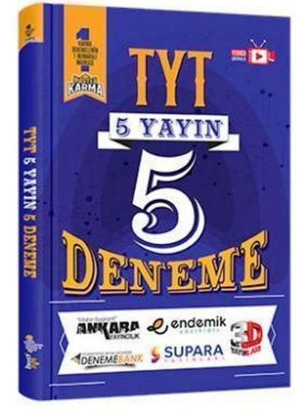 Master Karma TYT 5 Yayın 5 Deneme - İş Bankası Kültür Yayınları - Image 1