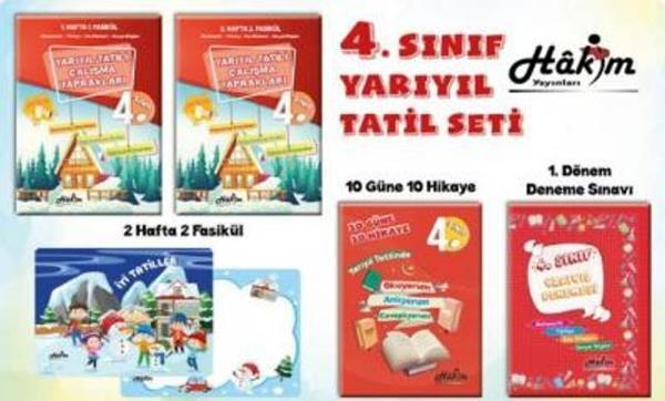 4. Sınıf Kış Tatil Seti - İş Bankası Kültür Yayınları - Image 1