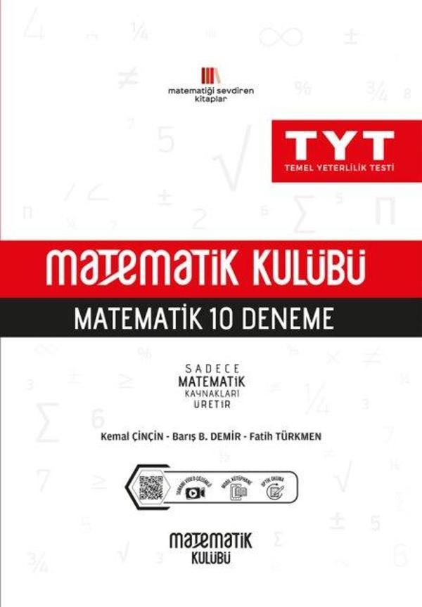 Matematik Kulübü TYT Matematik 10 Deneme - İş Bankası Kültür Yayınları - Image 1