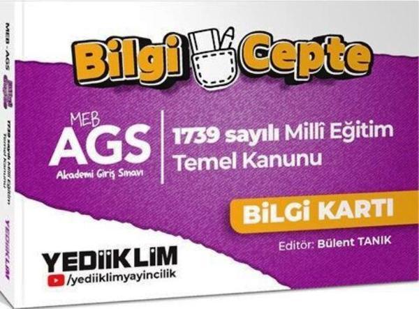 MEB AGS Bilgi Cepte 1739 Sayılı Milli Eğitim Temel Kanunu Bilgi Kartı Soru Cevap - İş Bankası Kültür Yayınları - Image 1
