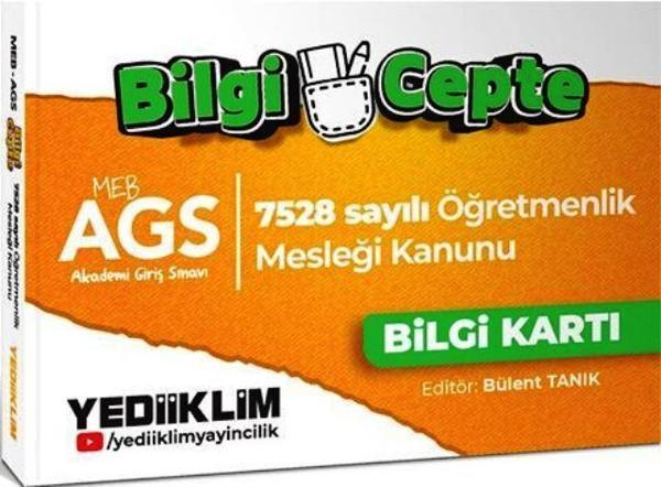 MEB AGS Bilgi Cepte 7528 Sayılı Öğretmenlik Meslek Kanunu Bilgi Kartı Soru Cevap - İş Bankası Kültür Yayınları - Image 1