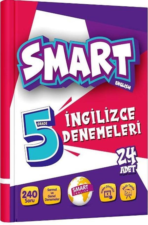5. Sınıf Grade 24 Adet İngilize Denemeleri Smart Serisi - İş Bankası Kültür Yayınları - Image 1
