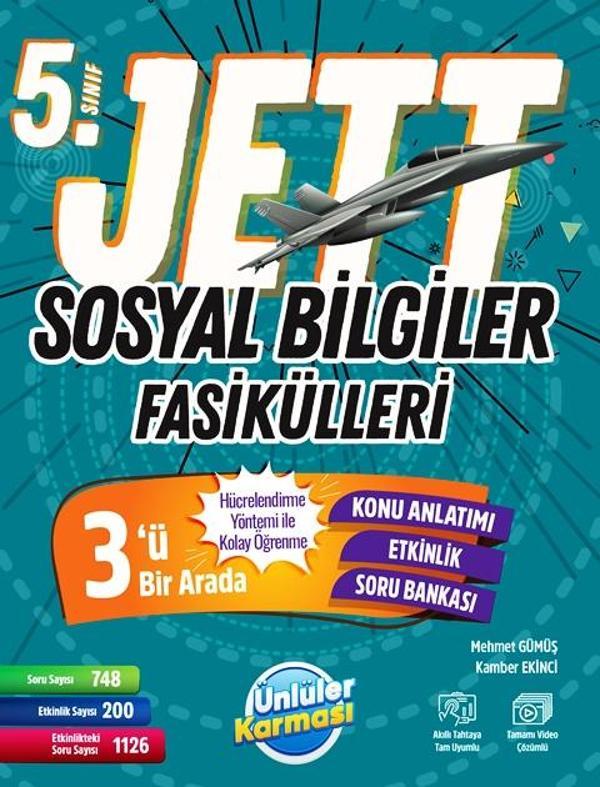5. Sınıf Jett Sosyal Bilgiler Fasikülleri - İş Bankası Kültür Yayınları - Image 1