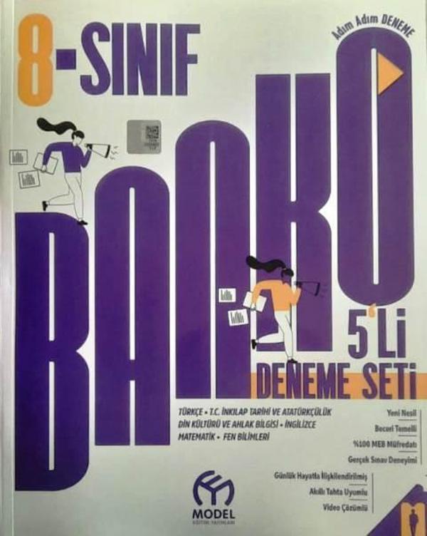 8. Sınıf LGS Tüm Dersler 5'Li Deneme Seti Banko Serisi - İş Bankası Kültür Yayınları - Image 1
