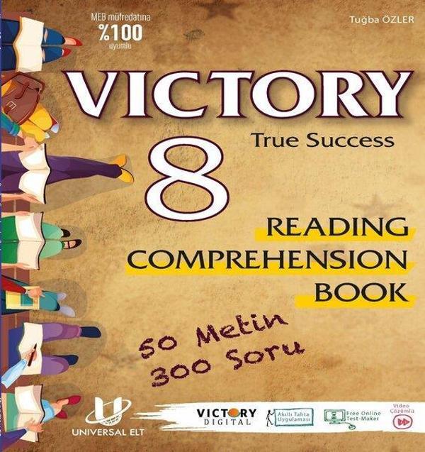 8. Sınıf Victory Reading Comprehension Book - İş Bankası Kültür Yayınları - Image 1