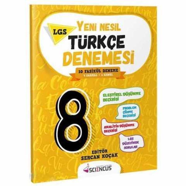 8. Sınıf Yeni Nesil Türkçe Denemesi  - İş Bankası Kültür Yayınları - Image 1