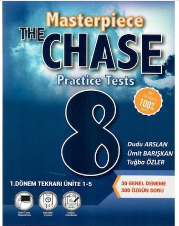 8.Sınıf LGS 1.Dönem Masterpiece The Chase Practice Tests 30 Genel Deneme - İş Bankası Kültür Yayınları - Image 1